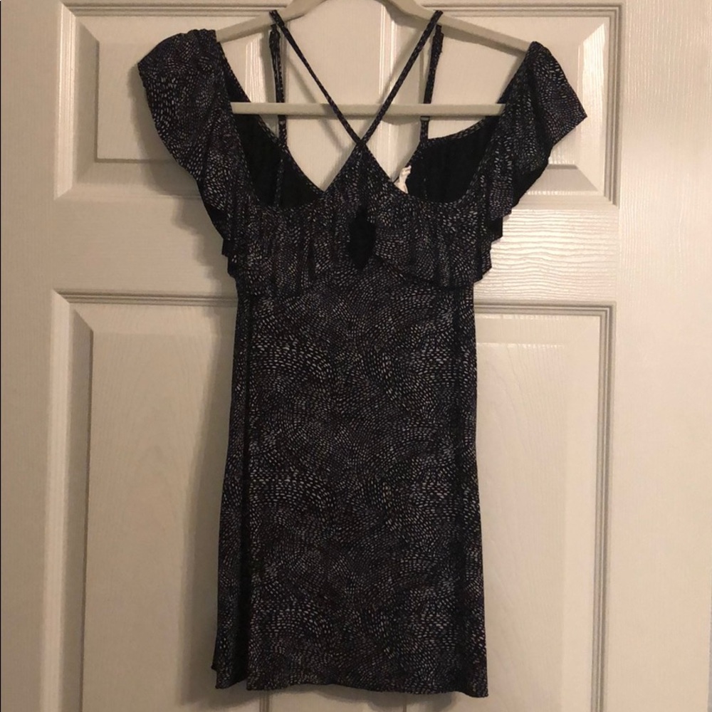 Flowy printed top